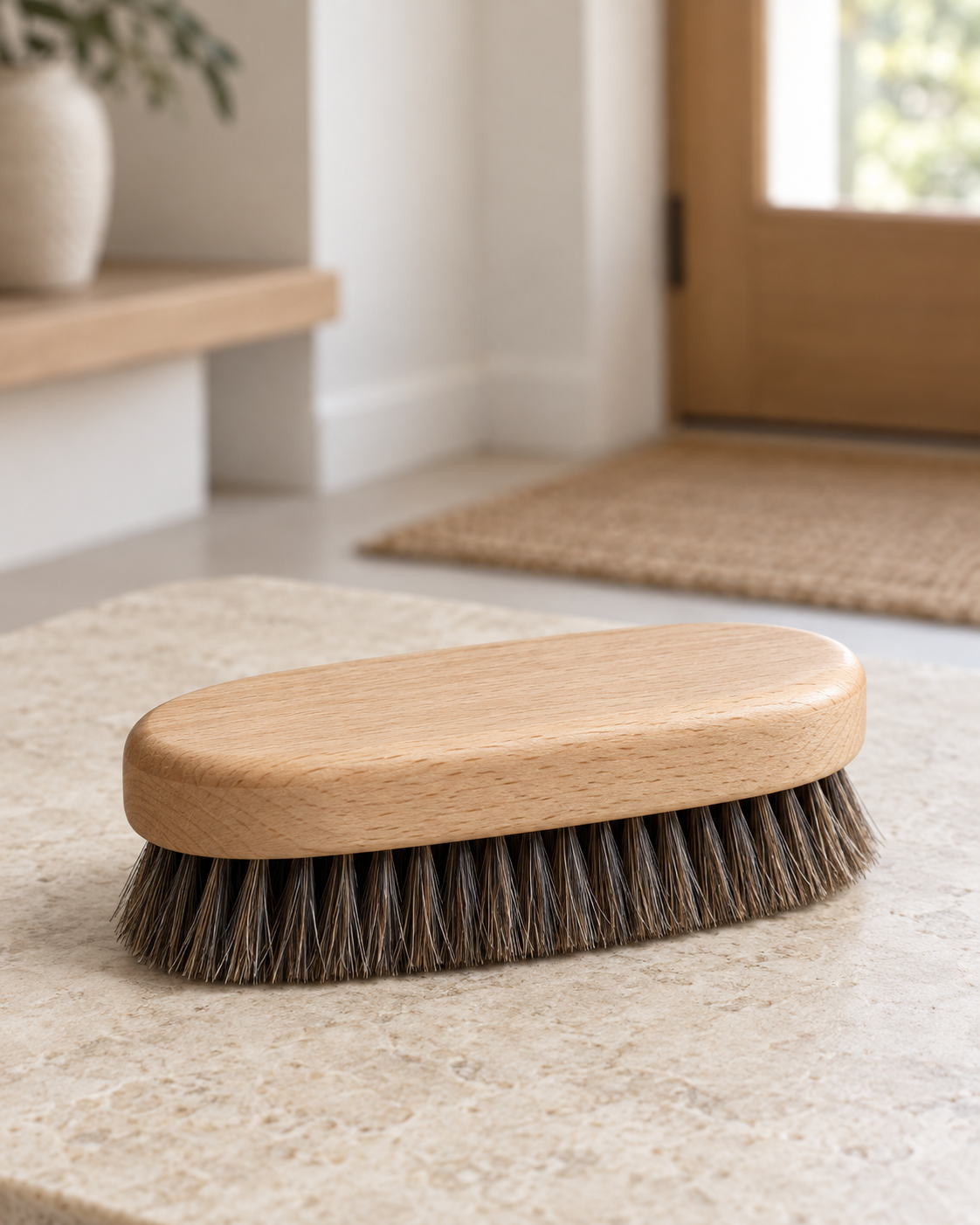 Koa Shoe Brush - hero