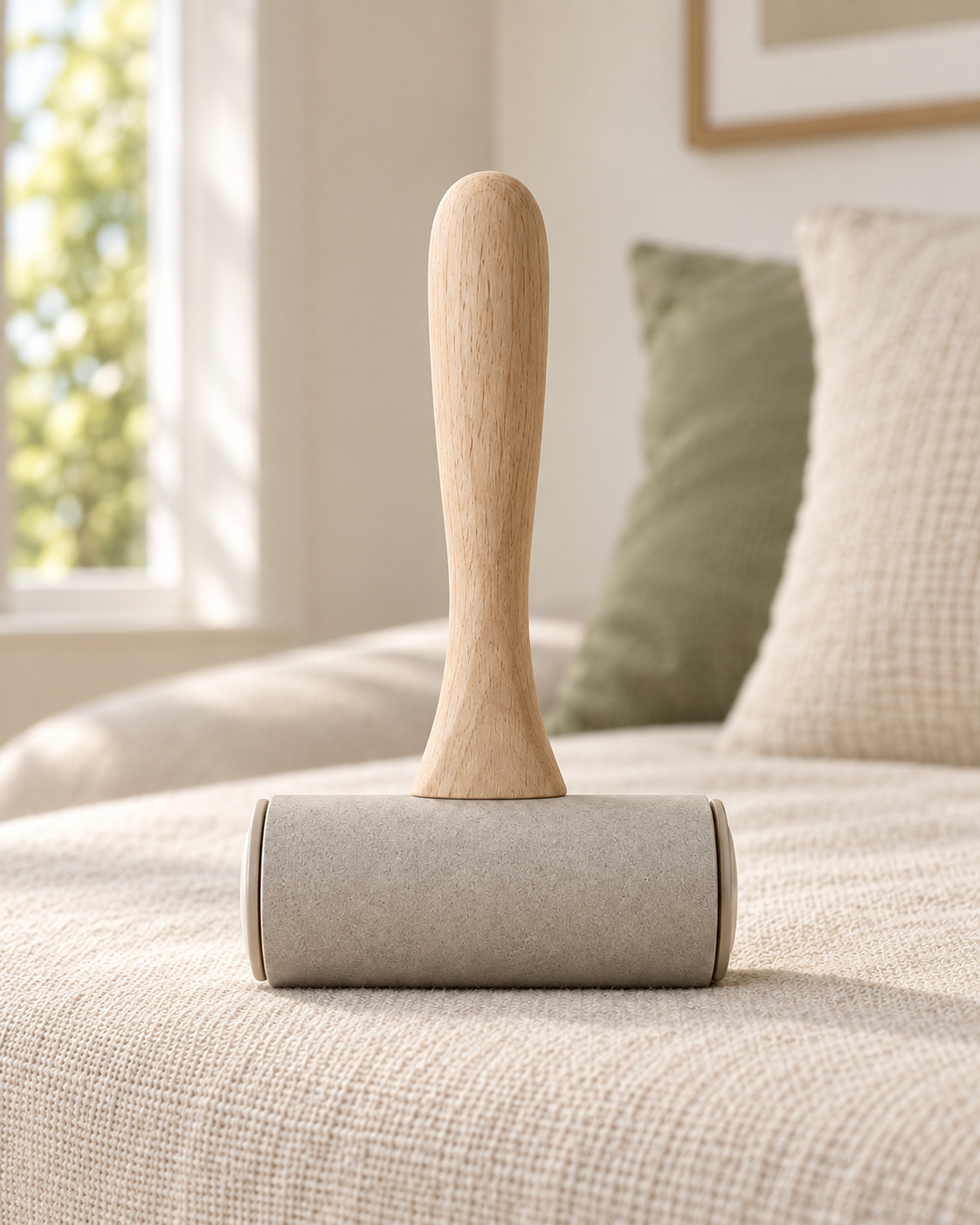 Luma Lint Roller in natural daylight