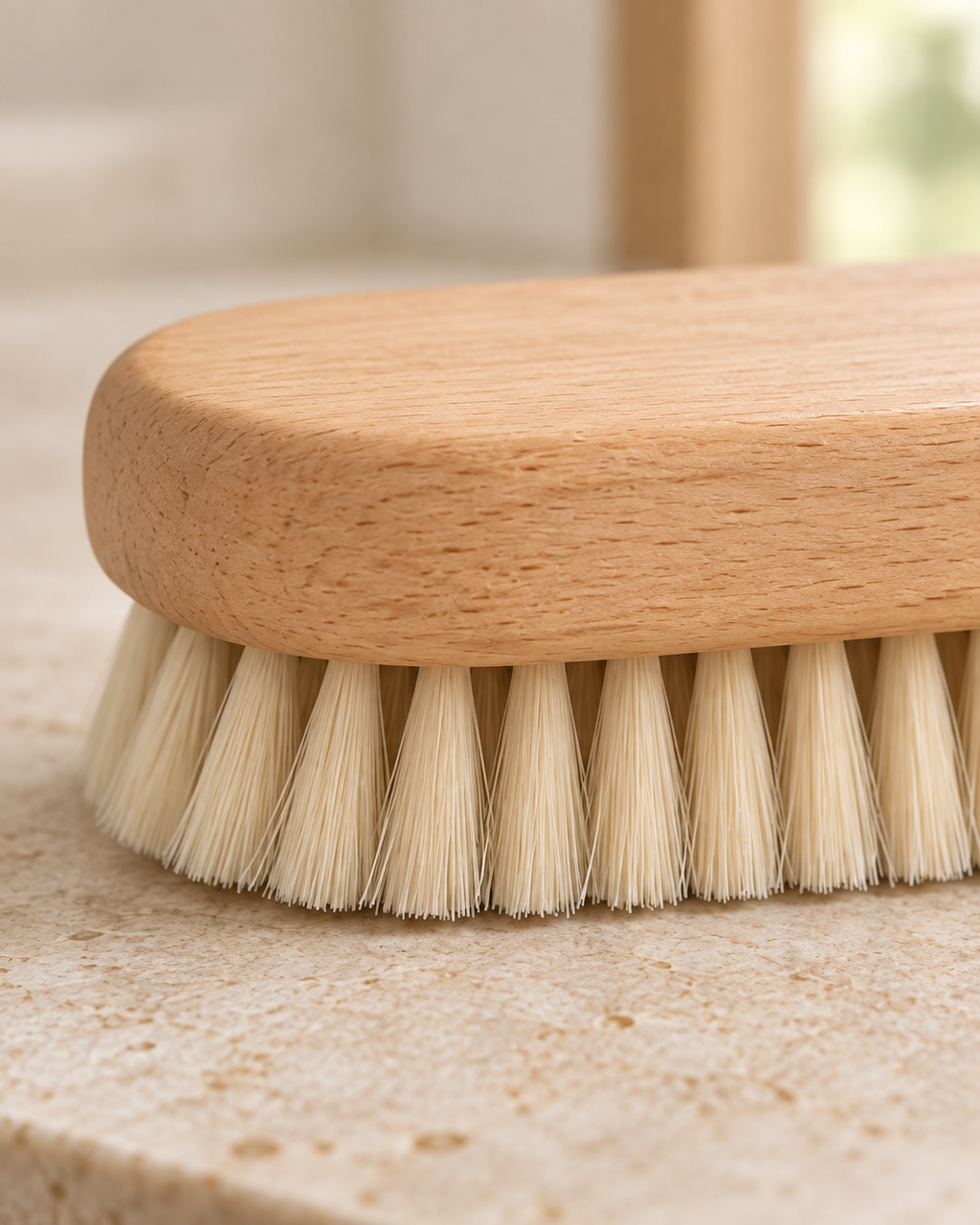 Mori Laundry Brush bristle detail