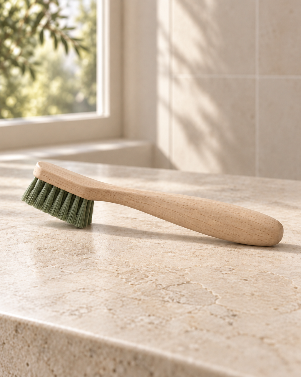 Pavo Grout Brush in natural daylight
