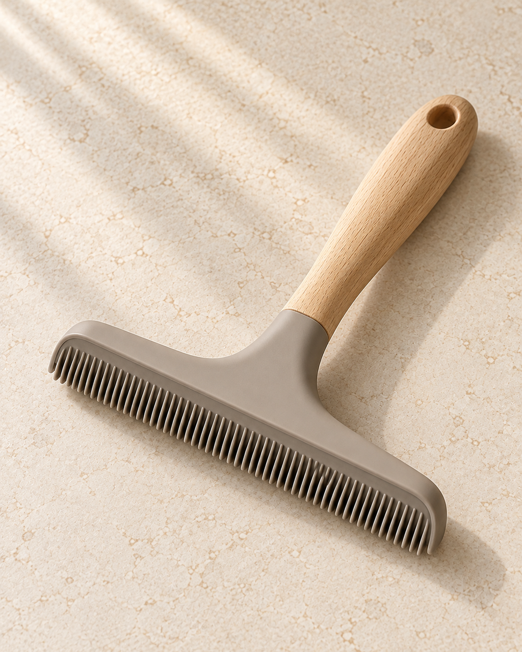 Sable Pet Hair Rake - angle