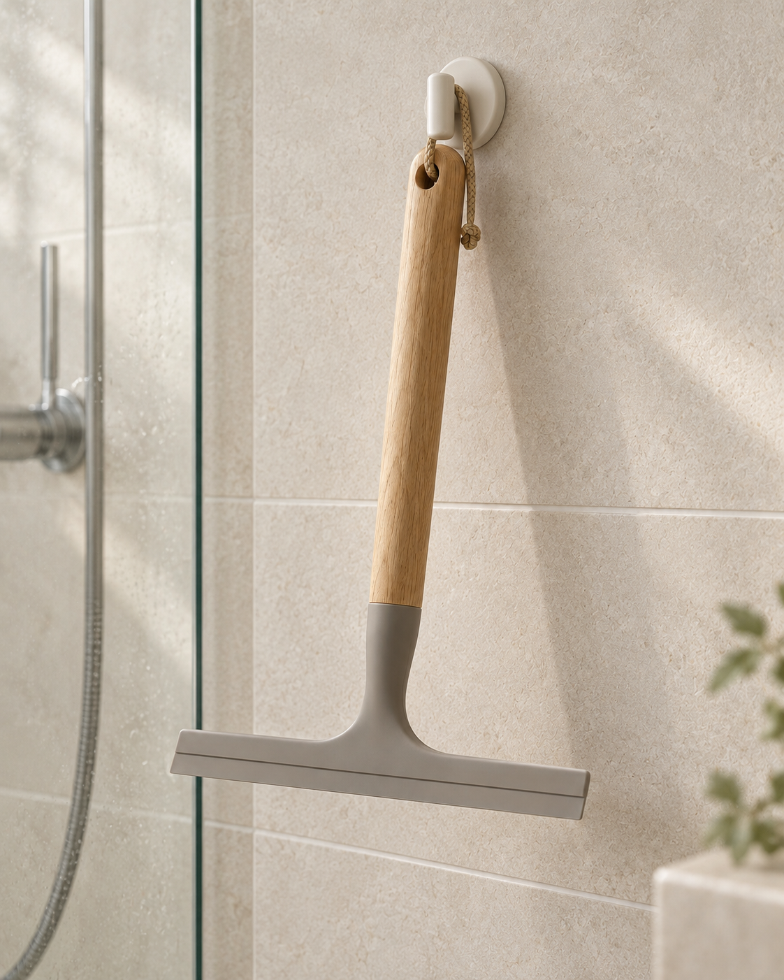 OSLENTA Linea Glass Squeegee hanging