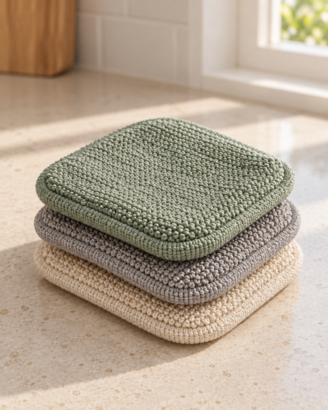 Tali Reusable Scrub Pad Set - scene